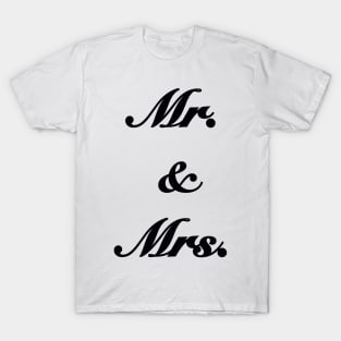 Mr and Mrs T-Shirt